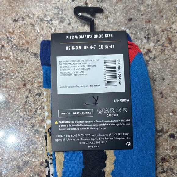 Elvis Presley Women’s Socks - Picture 3 of 4